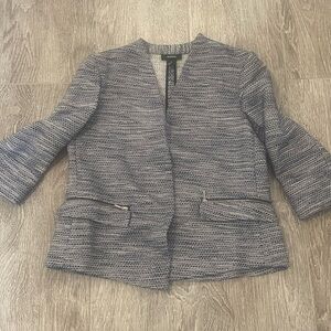 Alfani blazer/jacket women’s size 2 
Blue/white  office, casual workwear